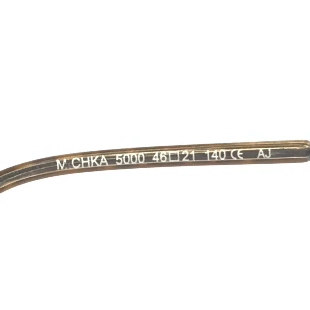 BOZ Eyeglasses Frames MICHKA 5000 Matte Black Gold Round Full Rim 46-21-140